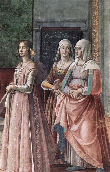 GHIRLANDAIO, Domenico Birth of St John the Baptist Germany oil painting art